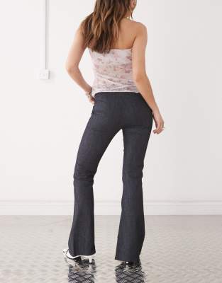 MOTEL MALVINAS FLARED DENIM PANTS 
