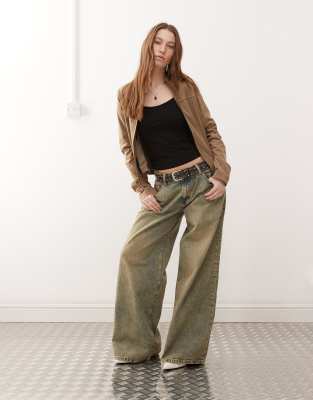 MOTEL MANDY FAUX SUEDE MOTO JACKET 