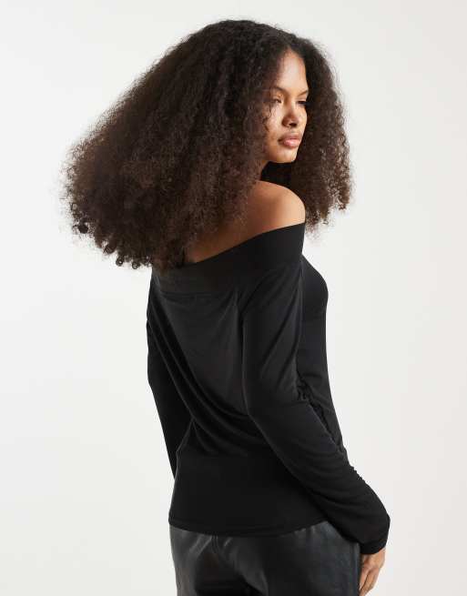 Motel Nezuko multi tie cupro top in black | ASOS
