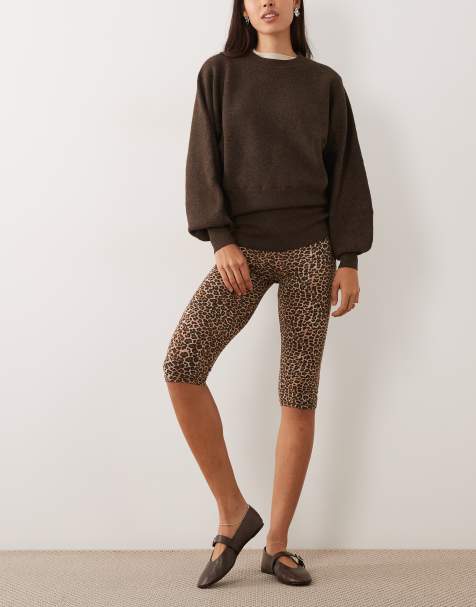 Motel priu capris in leopard print - view 1