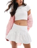 [Motel] Motel Raffita ruffle mini skirt in white M WHITE