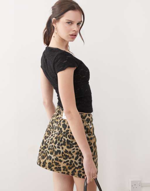 Motel – Sanjana – Czarny koronkowy top, 4 z 4