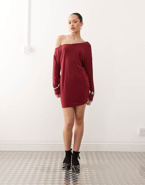 Motel - Shelisa - Robe courte ample - Rouge intense - view 1