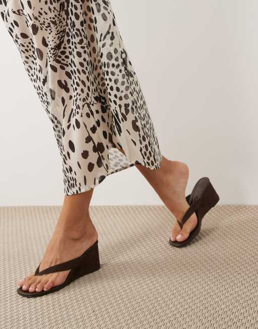 Motel Sorena dalmation maxi skirt in black white, 5 of 5