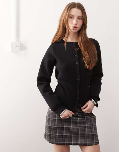 Motel Subra long sleeve cardigan in black - view 1