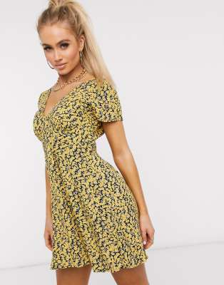 ditsy floral tea dress