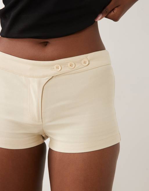Motel - Wesara - Cremehvide minishorts , 2 af 5