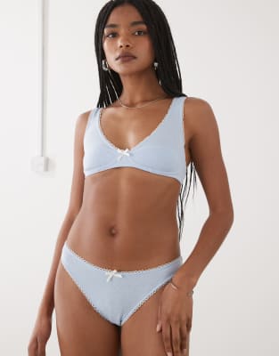 Motel Halai Underwire Pointelle Bra