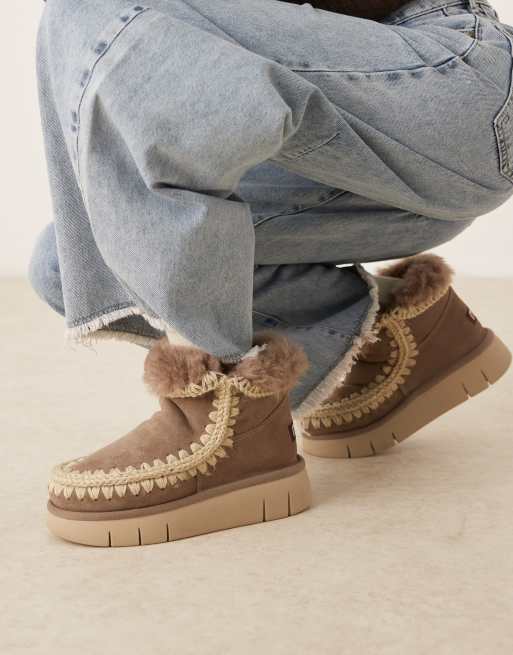Mou – Bounce 18 – Grå boots i mocka, 3 av 4