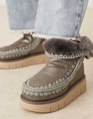 Mou Eskimo 18 Boot In Dust Iron In Multi