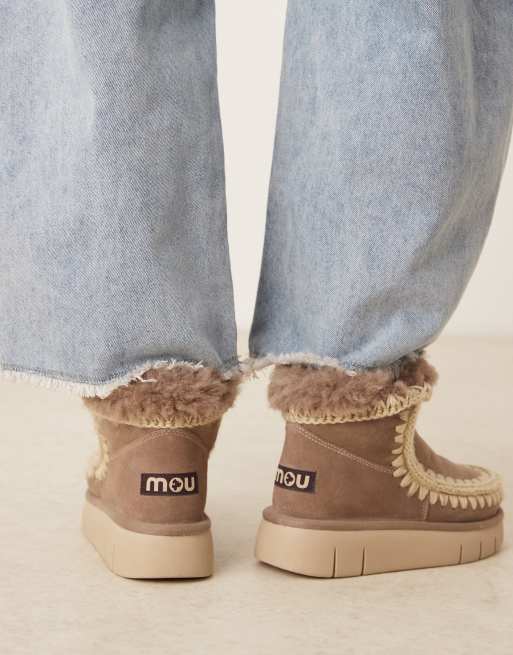 Mou – Bounce 18 – Wildlederstiefel in Elefantengrau, 2 von 4