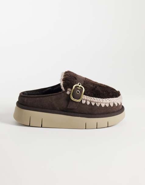 Mou Clogs aus Wildleder in Mokka - view 1