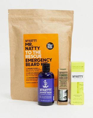 Mr Natty / To The Rescue Emergency Beard Kit-Zonder kleur