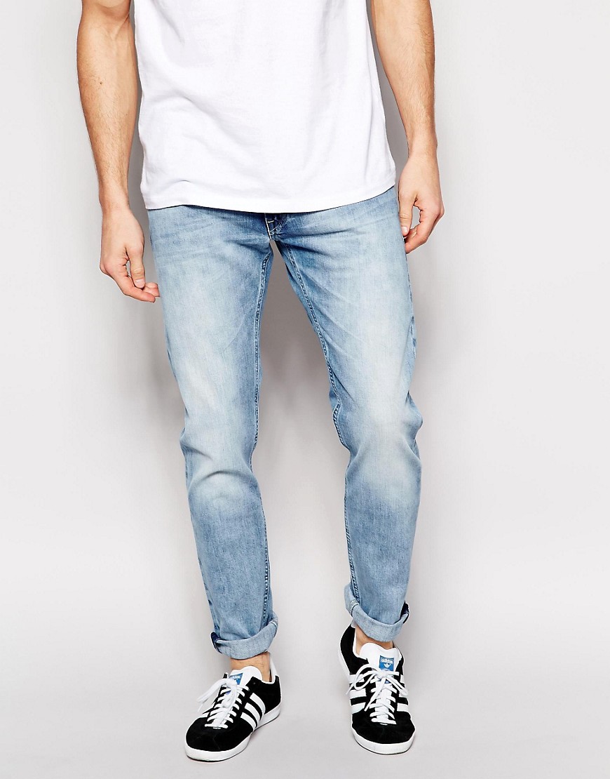 фото Мраморные джинсы скинни lee jeans luke-синий