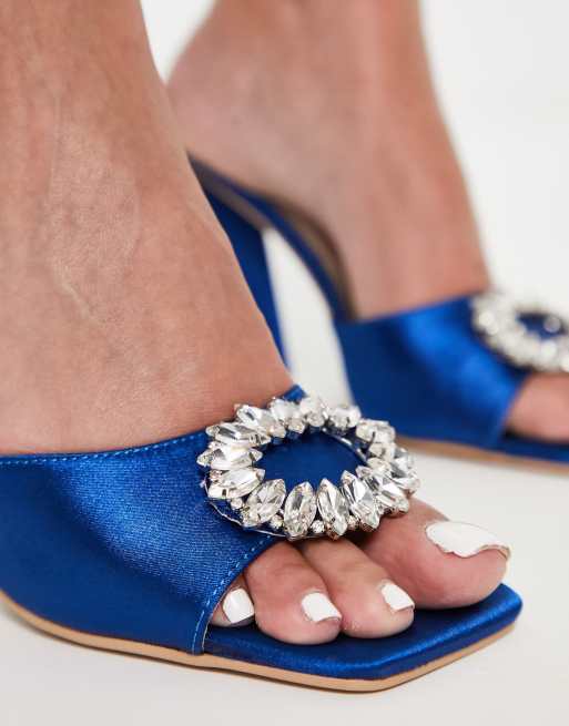 Mules azul marino new arrivals