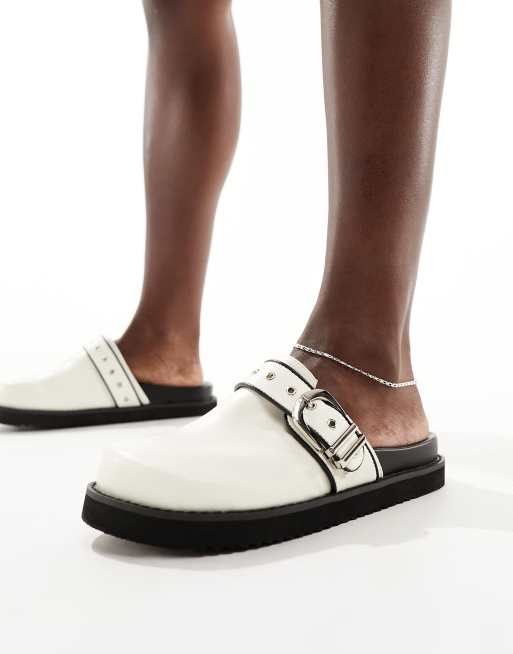 Mules color crema con plataforma Nellie de RAID