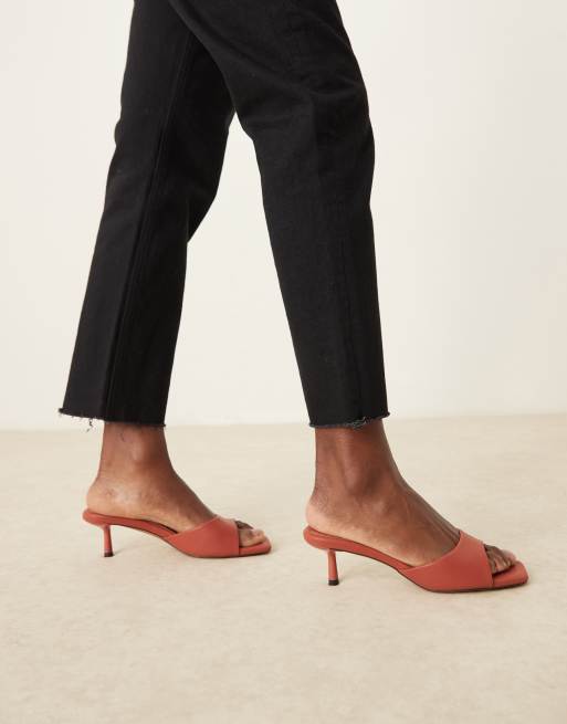Mules color óxido de tacón bajo Hype de ASOS DESIGN, 3 de 4