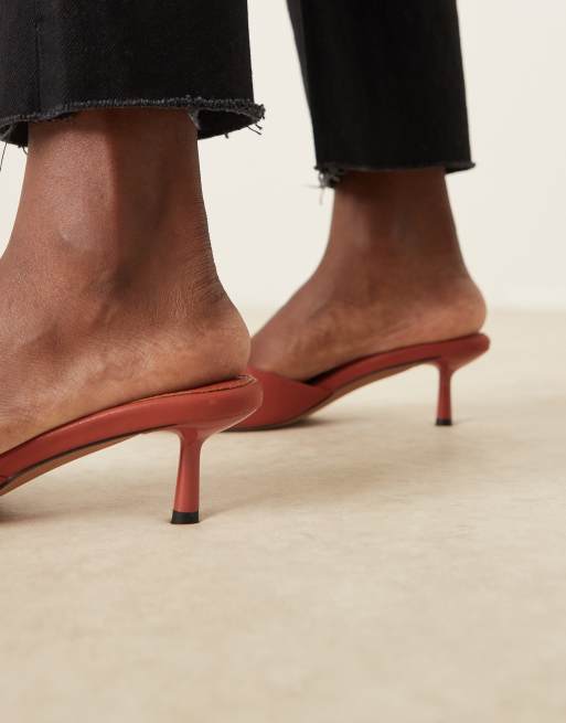 Mules color óxido de tacón bajo Hype de ASOS DESIGN, 4 de 4