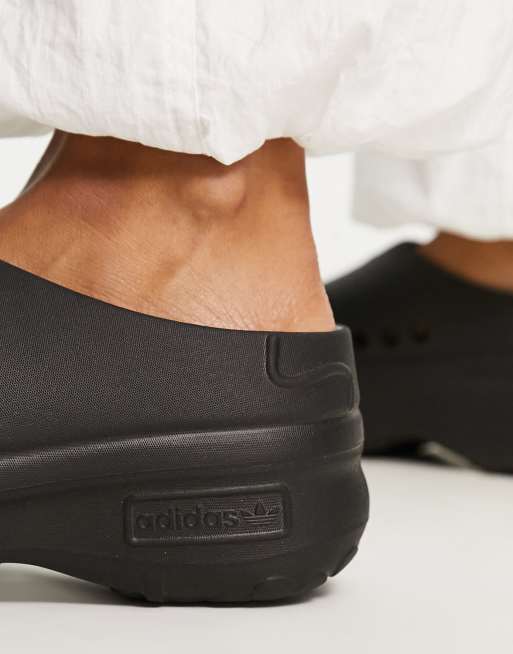Mules negras Stan de adidas Originals, 3 de 4