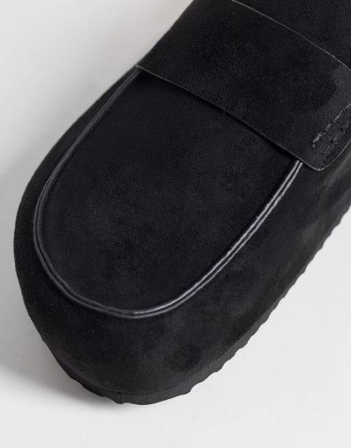 Mules negros estilo mocasines sin cierres Soda de SEQWL, 3 de 4