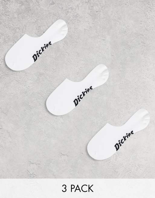 Multipack de 3 pares de calcetines invisibles blancos de Dickies