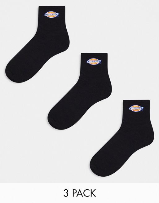 Pack de 5 pares de calcetines tobilleros negros con planta de tejido de  rizo de ASOS DESIGN