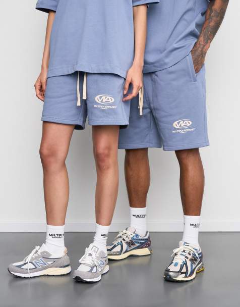 Multiply Apparel - Asphalt - Pantaloncini color vento selvaggio - view 1