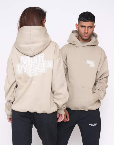 Multiply Apparel - Billboard - Felpa oversize con cappuccio colore seneca rock - view 1