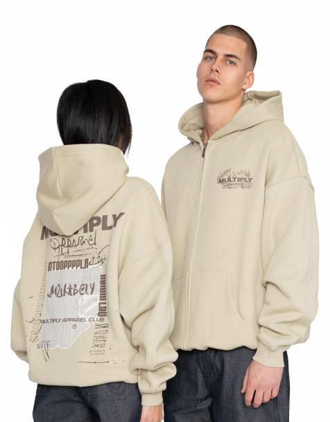 Multiply Apparel – Bulletin – Oversize-Kapuzenjacke in Sprühgrün - view 1