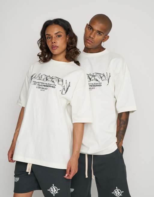 Multiply Apparel - Company - T-shirt oversize bianco neve