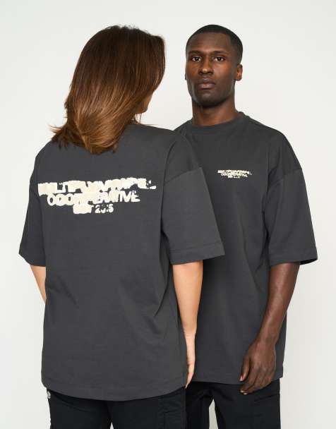 Multiply Apparel - Coorperative - T-shirt oversize - Soda noir - view 1