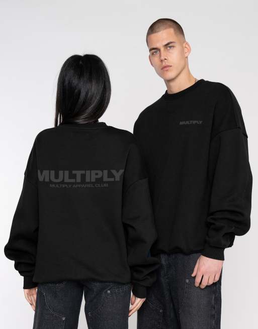 Multiply Apparel - Felpa oversize nera