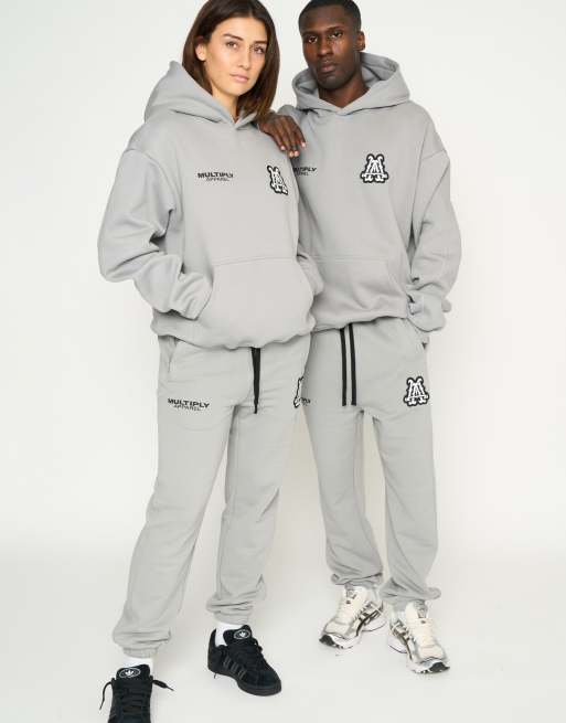 Multiply Apparel - Initials - Joggingbroek in ultiem grijs