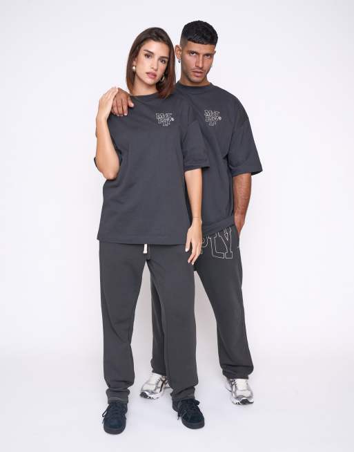 Multiply Apparel – Manager – Jogginghose in schwarze Limonade