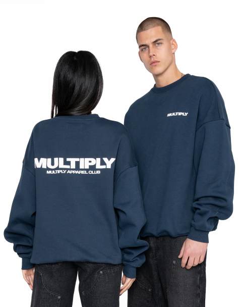 Multiply Apparel - Multiply 2 - Felpa oversize blu - view 1