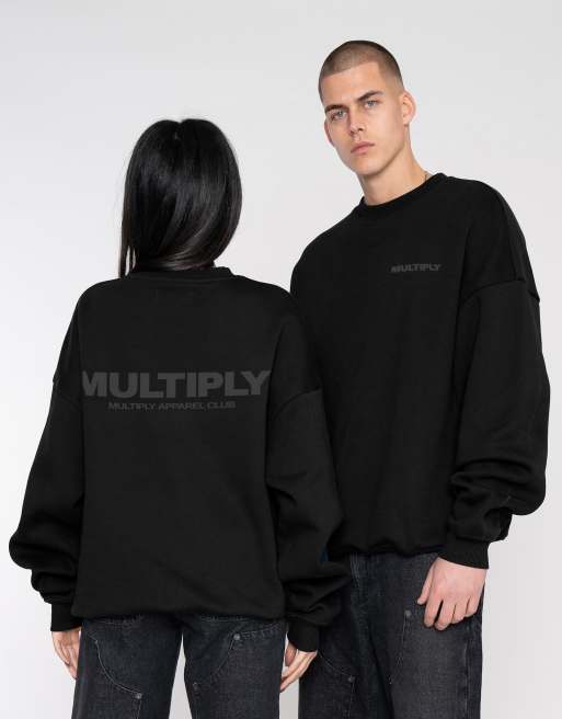 Multiply Apparel – Multiply 2 – Oversize-Sweatshirt in Schwarz