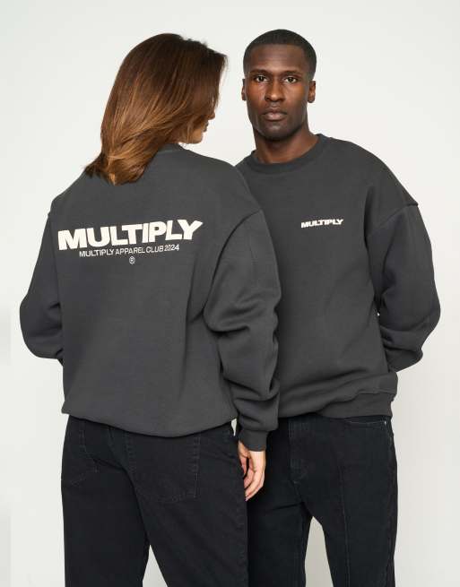 Multiply Apparel - Multiply - Felpa oversize nero soda