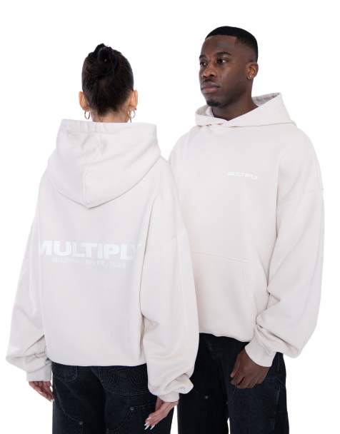 Multiply Apparel - Multiply - Sweat à capuche oversize - Beige - view 1