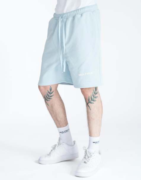 Multiply Apparel - Pantaloncini color azzurro chiaro - view 1