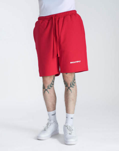 Multiply Apparel - Short - Rouge véritable - view 1
