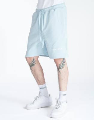 Multiply Apparel - Shorts in Babyblau mit Multiply-Logo