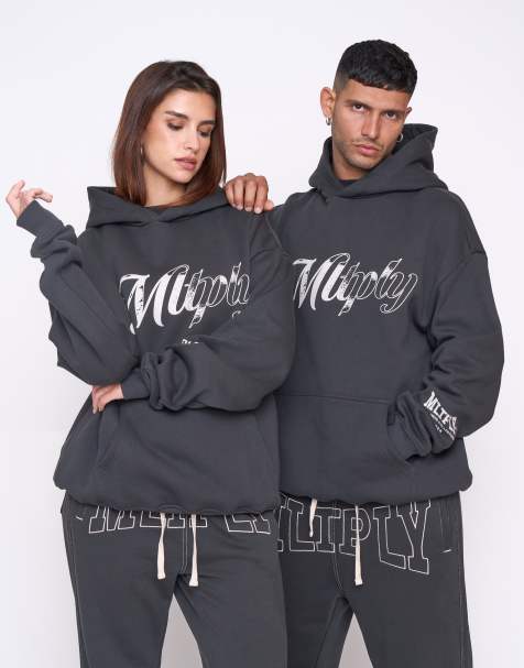 Multiply Apparel - Stories - Sweat à capuche oversize - Noir - view 1