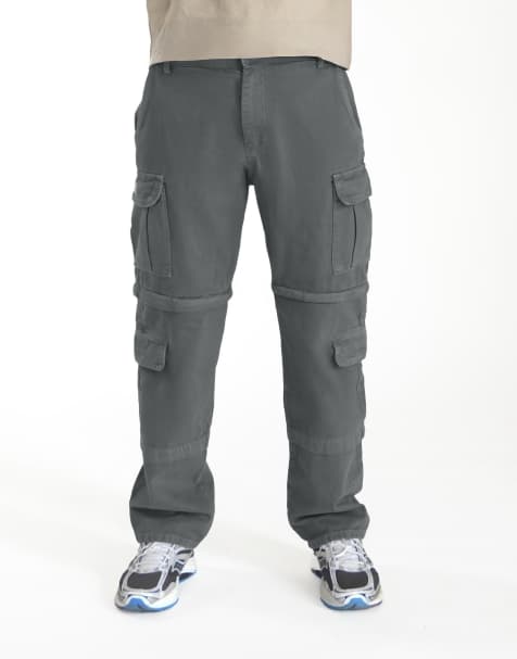 Multiply Apparel - Trifecta - Pantalon cargo style berger - Noir - view 1