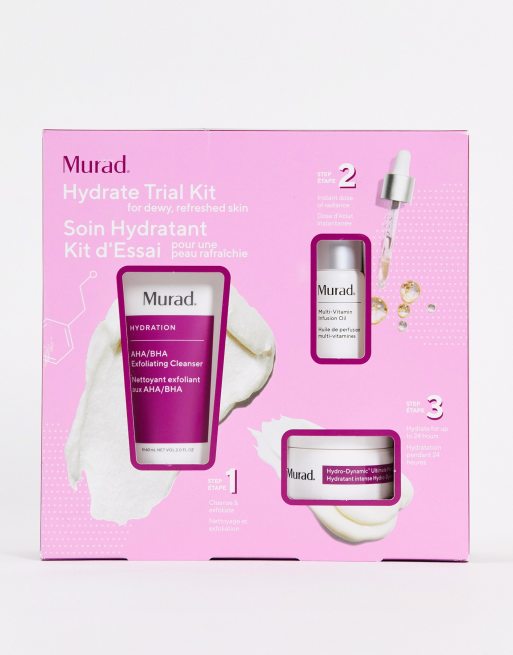 Murad – Hydrate Trial Kit – Zestaw produktów nawilżających – oszczędzasz 35%