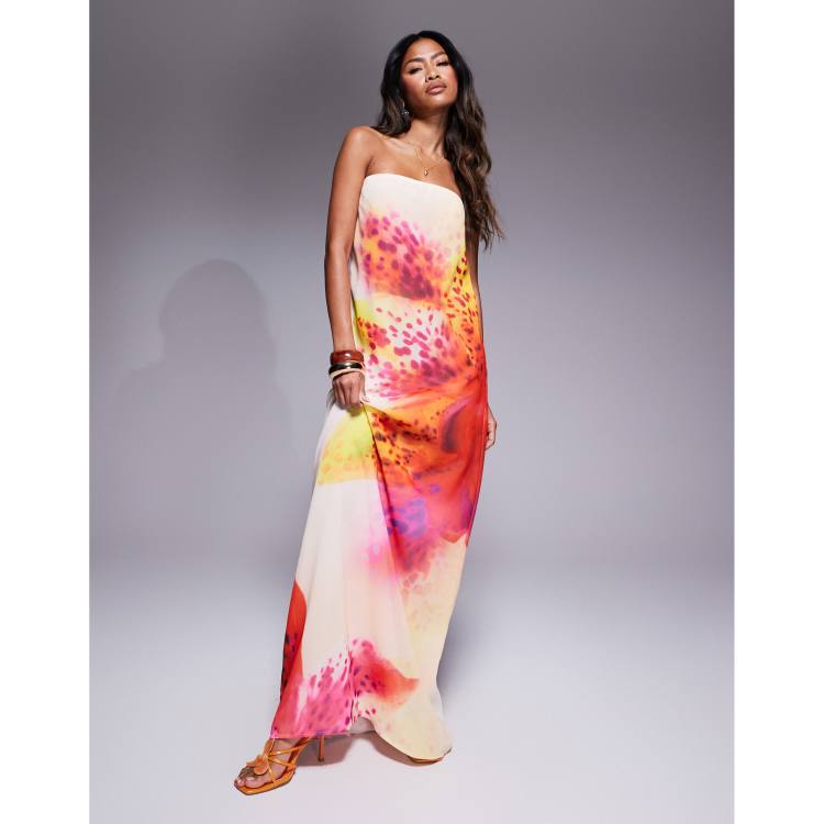 dark mauve maxi dress Perfect Stranger Bonnie Satin Maxi Dress Deep Mauve