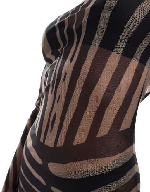 gestuz messigz mesh maxi dress Margot Mesh Maxi in Lagoon – RESA