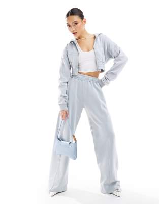 Murci Murci wide leg joggers co-ord in sky blue