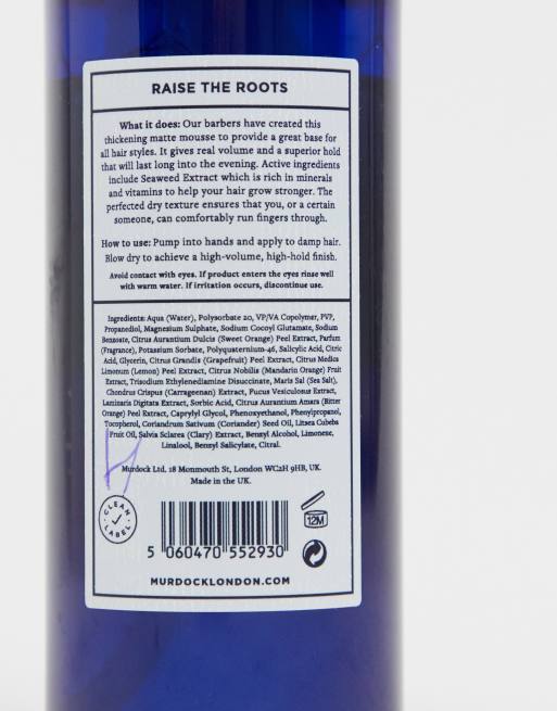 Murdock London – Sea Salt Volume Mousse – Hårmousse 150ml, 3 av 4