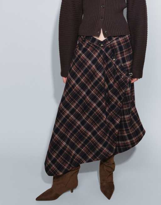 Muse Assembly asymetric phoebe maxi skirt, 5 of 5