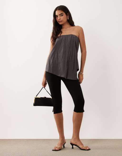 Muse Assembly – Fern – Asymetryczny top z dekoltem bandeau, część zestawu, 2 z 5